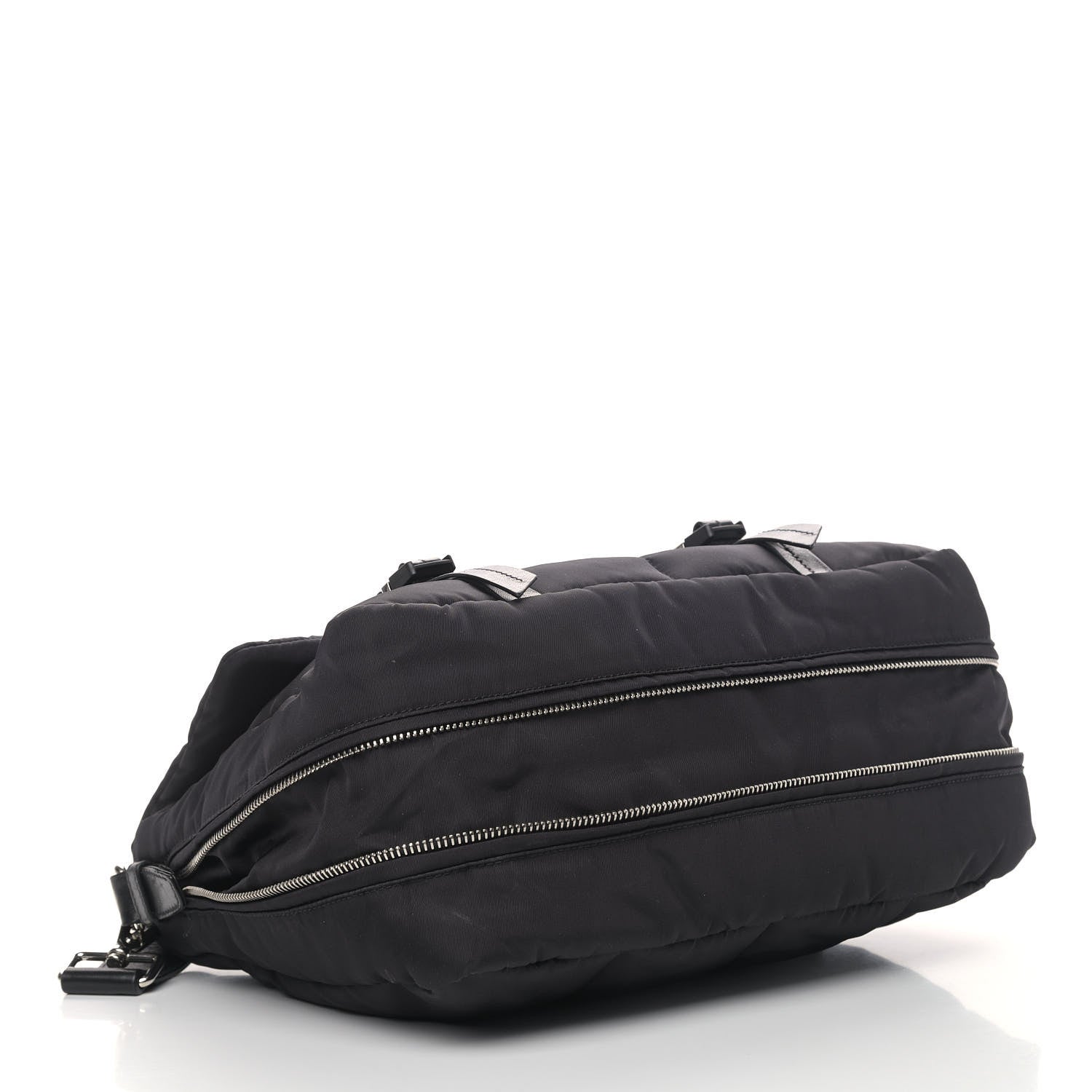 Prada Tessuto Nylon Bomber Messenger Black 3 of 4