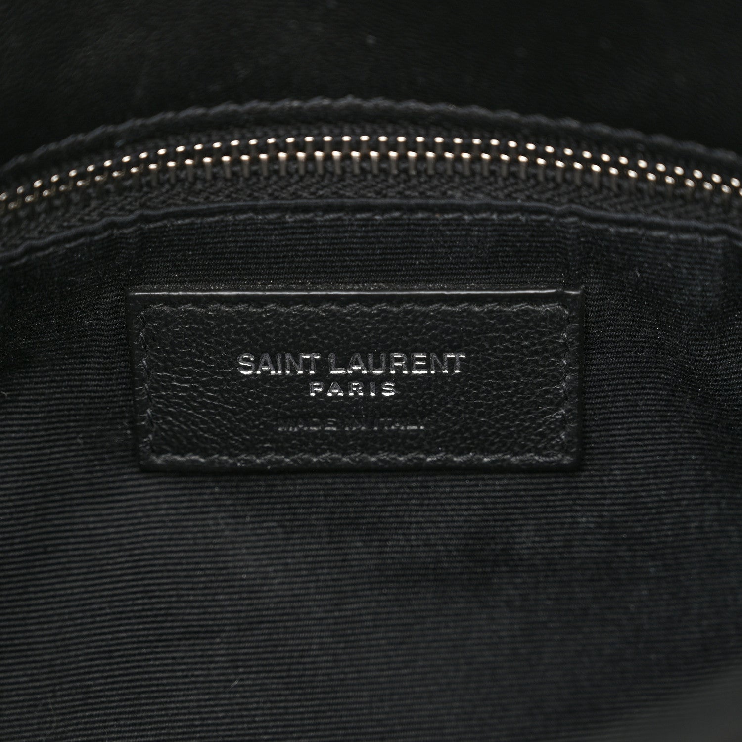 Saint Laurent Lambskin Quilted Small Loulou Puffer Monogram Chain Satchel Black 7 of 10