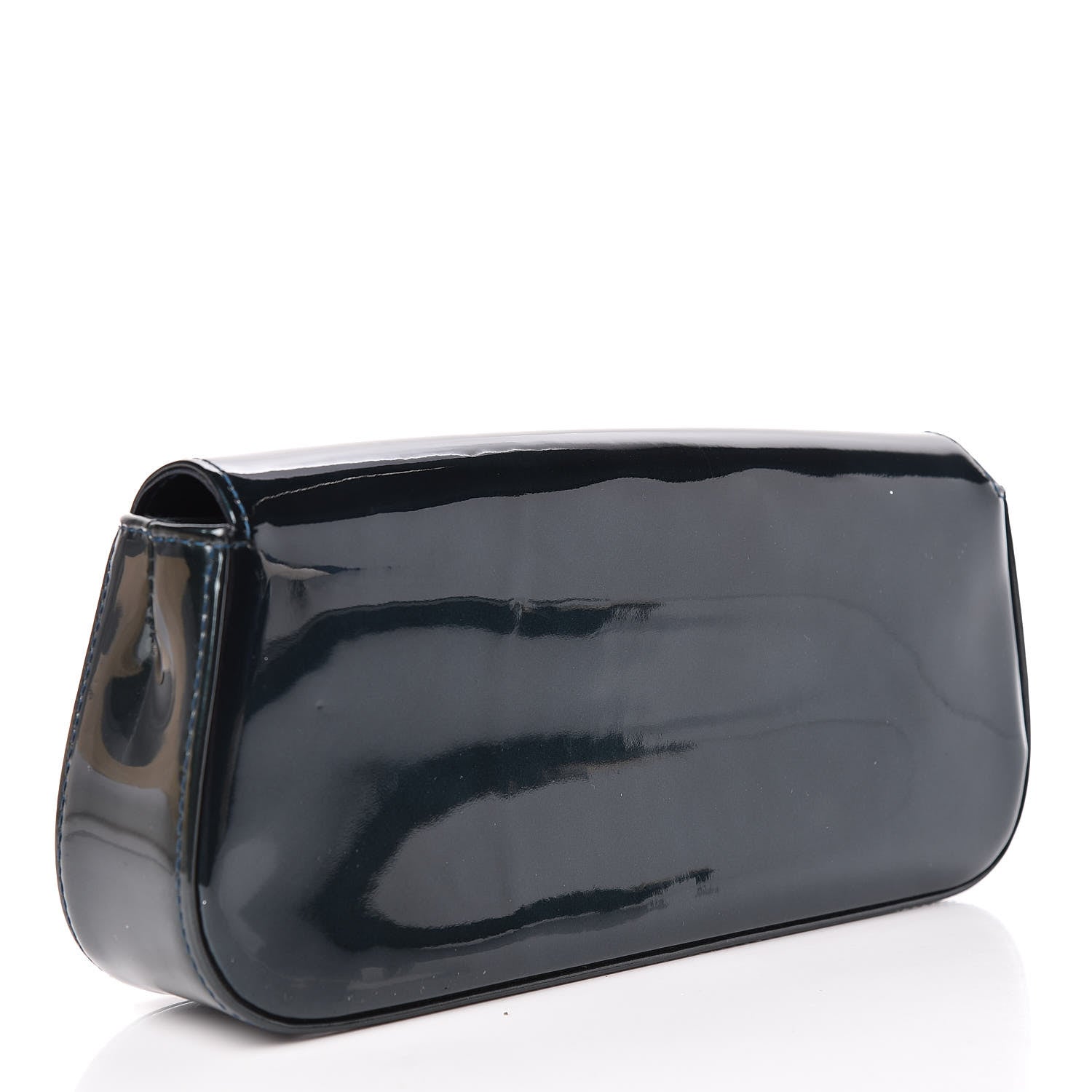 Louis Vuitton Patent Sobe Clutch Blue Nuit 3 of 11