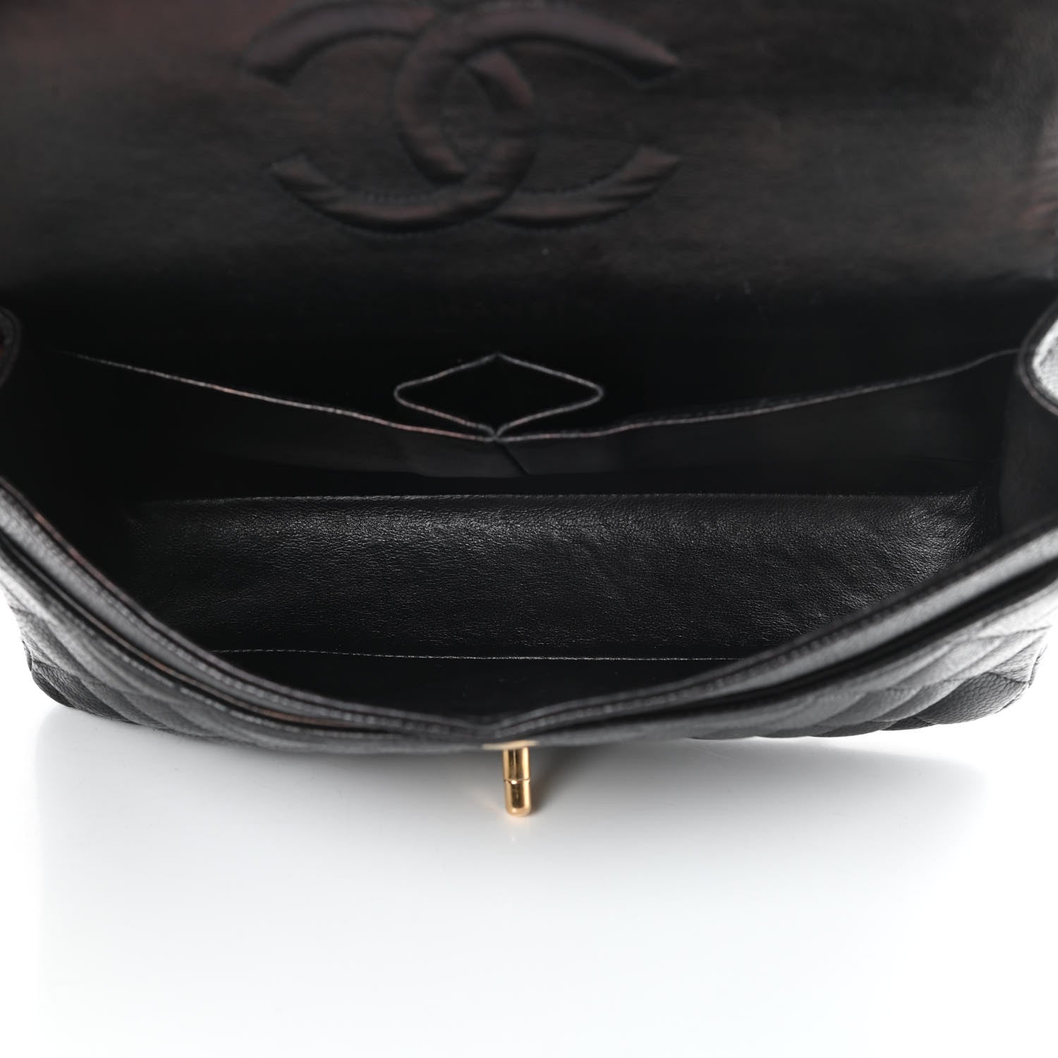Chanel Caviar Quilted Medium Double Flap Black 6 of 16