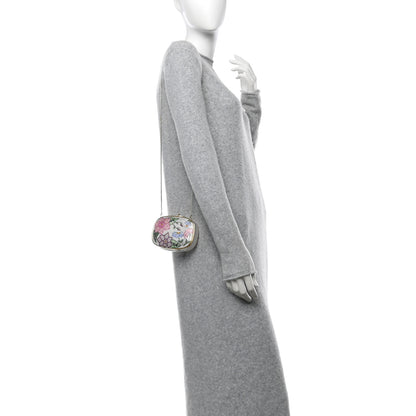 Judith Leiber Crystal Flower Minaudiere Clutch Gold 2 of 13