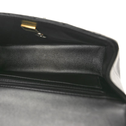 Chanel Lambskin Quilted Mini Top Handle Rectangular Flap Black 5 of 10