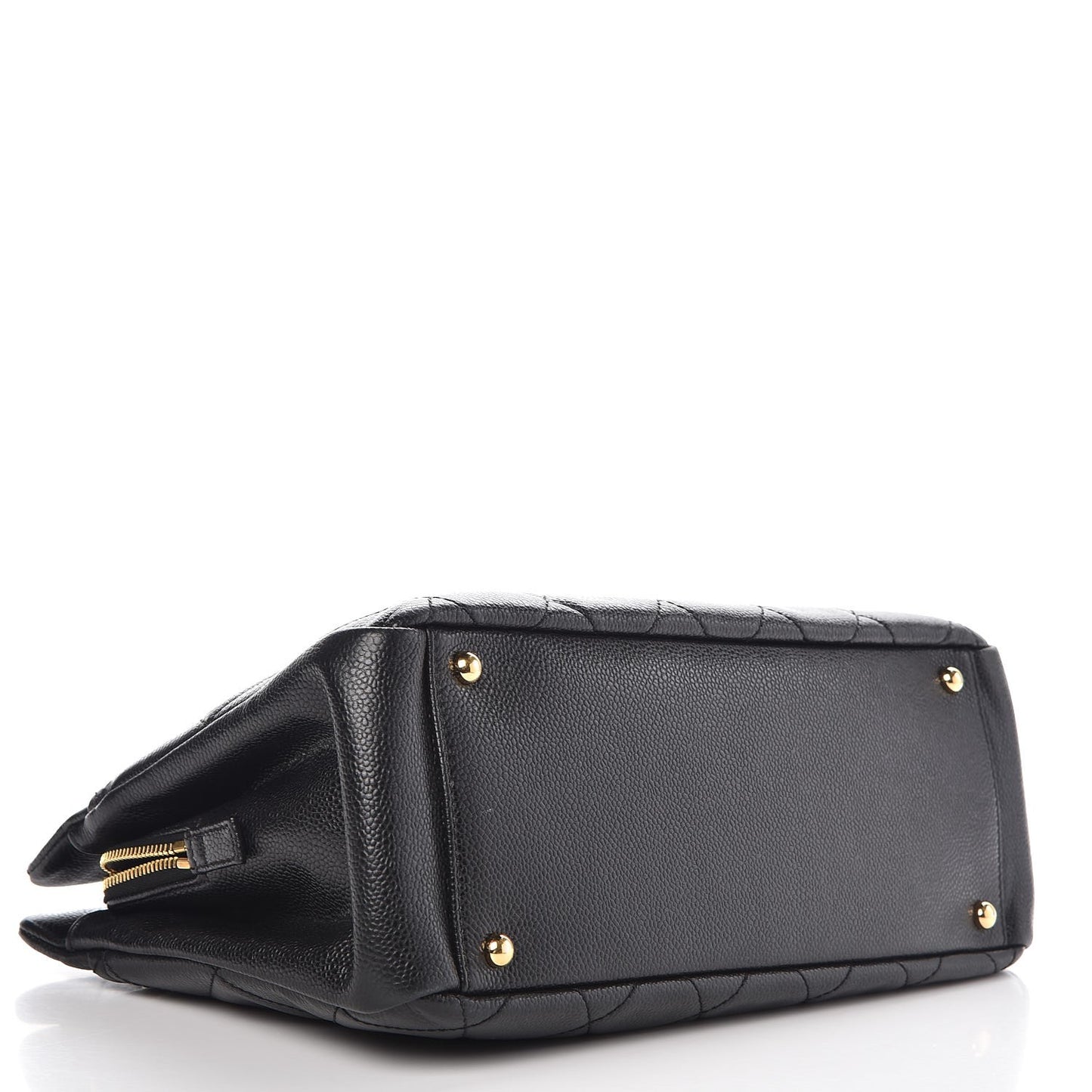 Caviar Quilted CC Timeless Tote Black