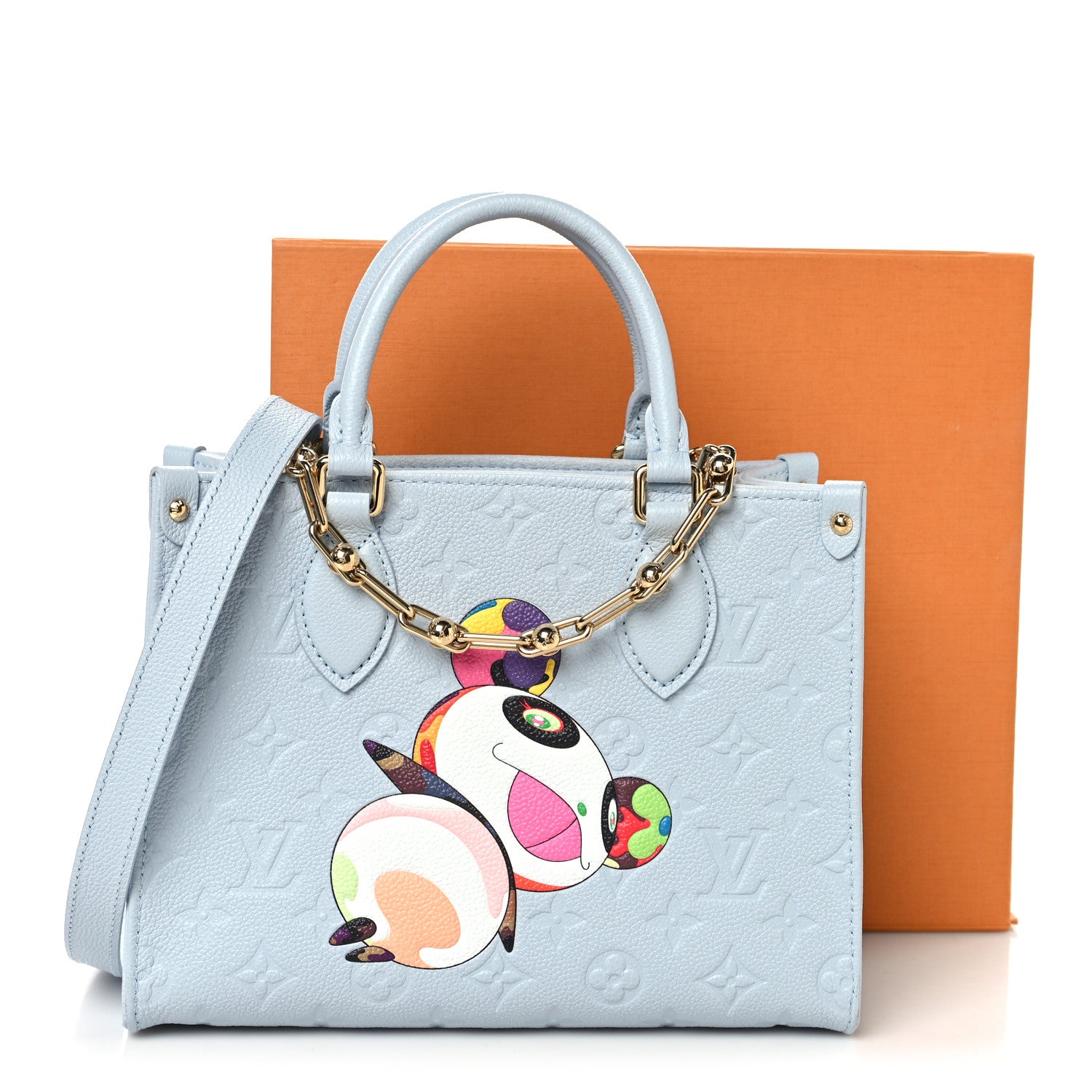 Louis Vuitton LV X TM Empreinte Monogram Superflat Onthego PM Washed Blue 13 of 13