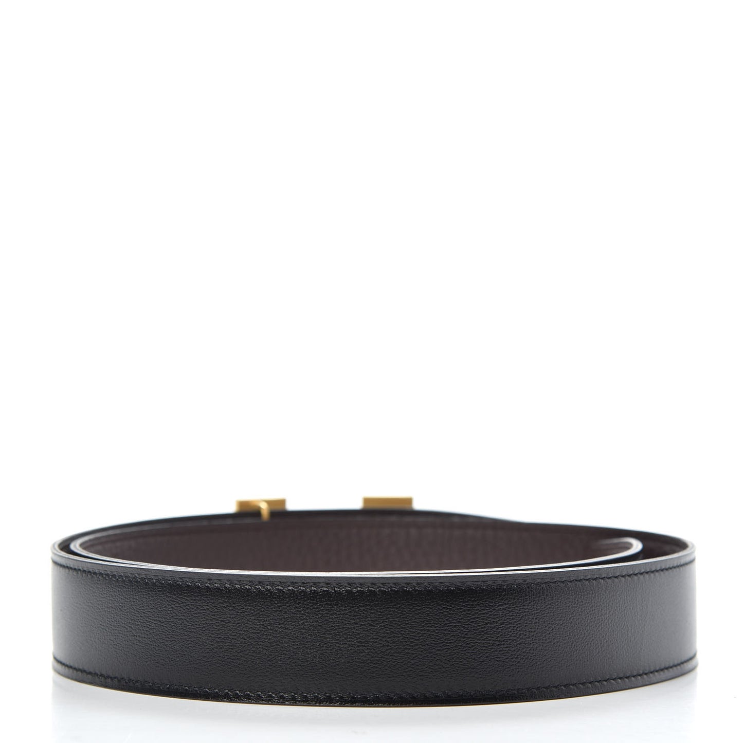 Box Togo H Belt 90 Black Chocolate