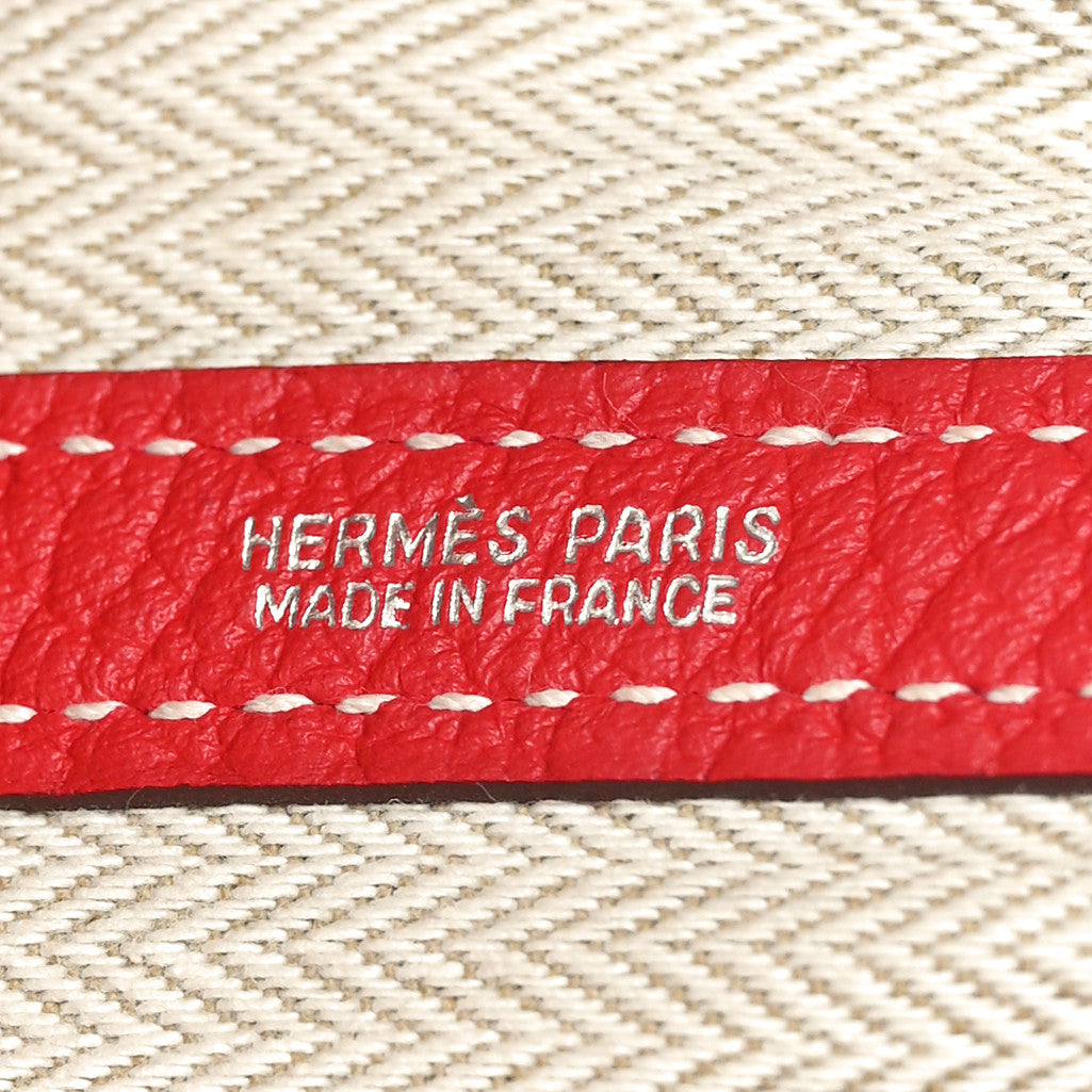 Hermes Negonda Garden Party 36 MM Rouge Casaque 5 of 9