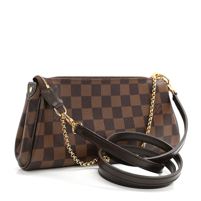 Louis Vuitton Damier Ebene Eva Clutch 3 of 9