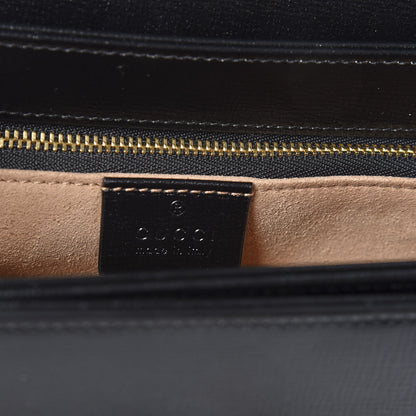 Gucci Azalea Calfskin Horsebit 1955 Shoulder Bag Black 7 of 10
