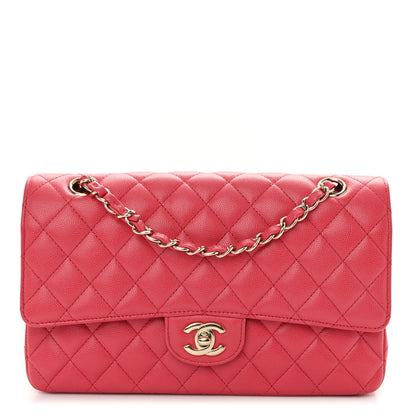Chanel Caviar Quilted Medium Double Flap Pink 1 of 10