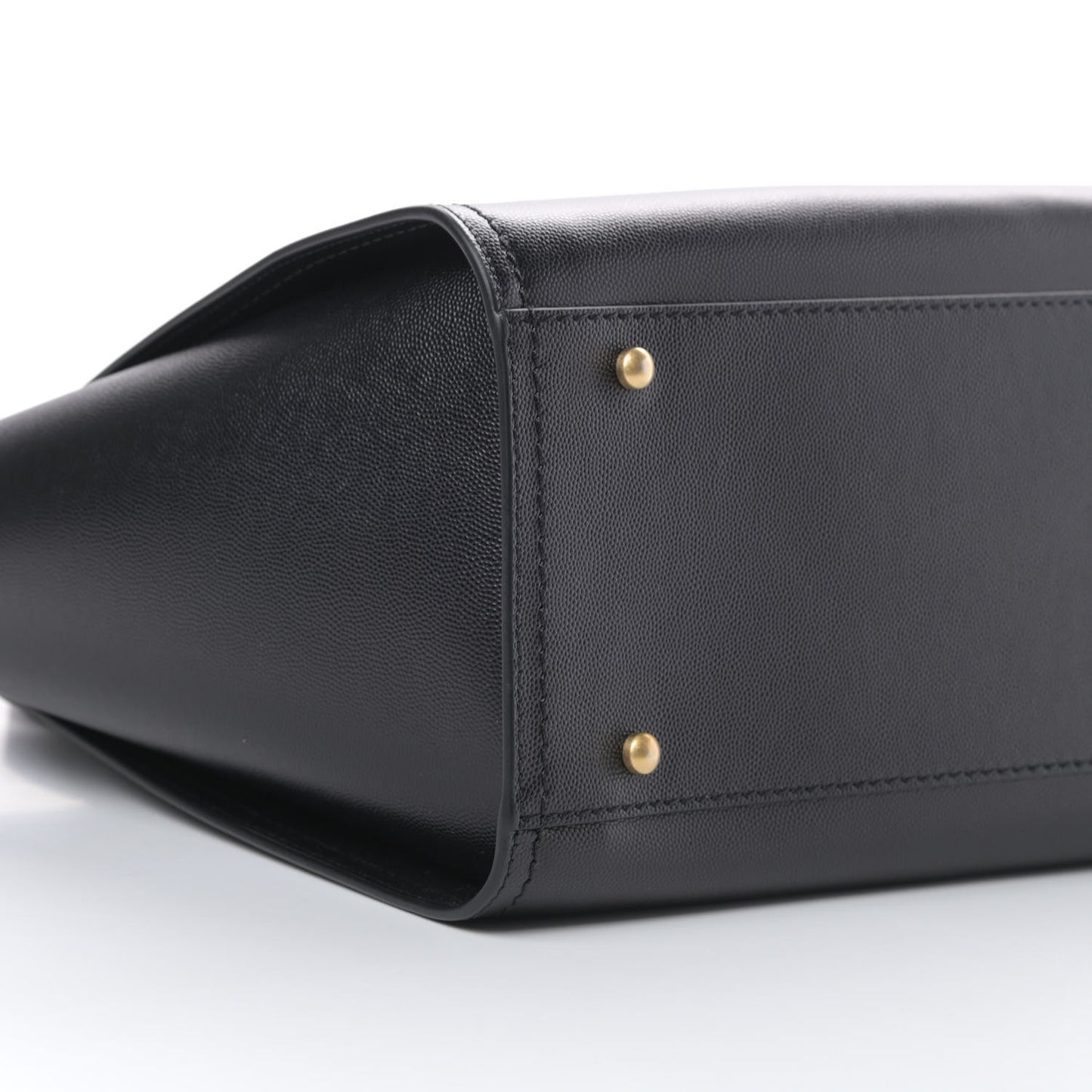 Caviar Small Studded Deauville Tote Black