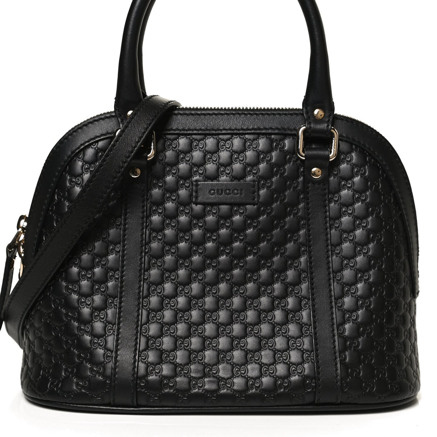 Microguccissima Mini Dome Bag Black