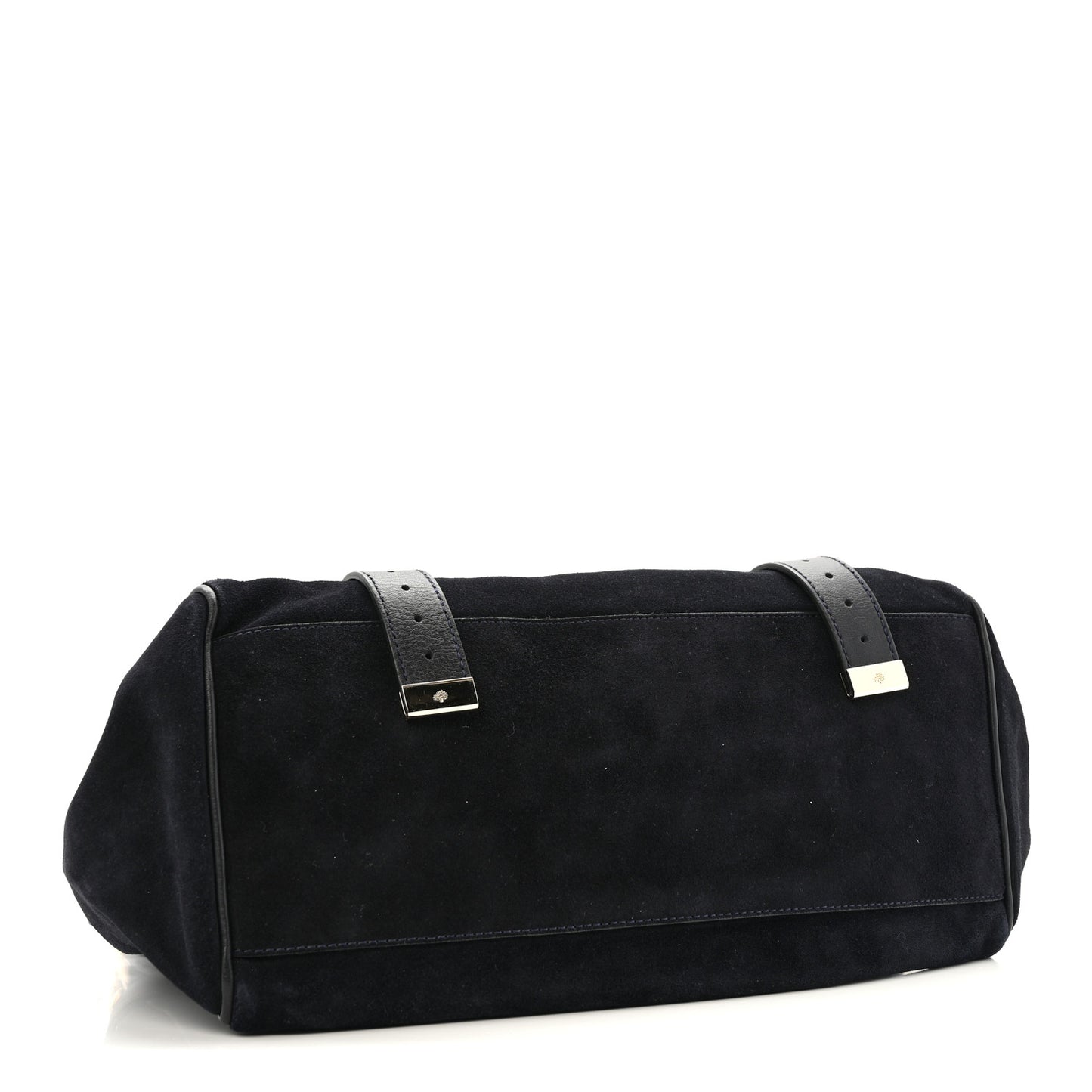 Heavy Suede Alexa Tassel Satchel Ink Blue