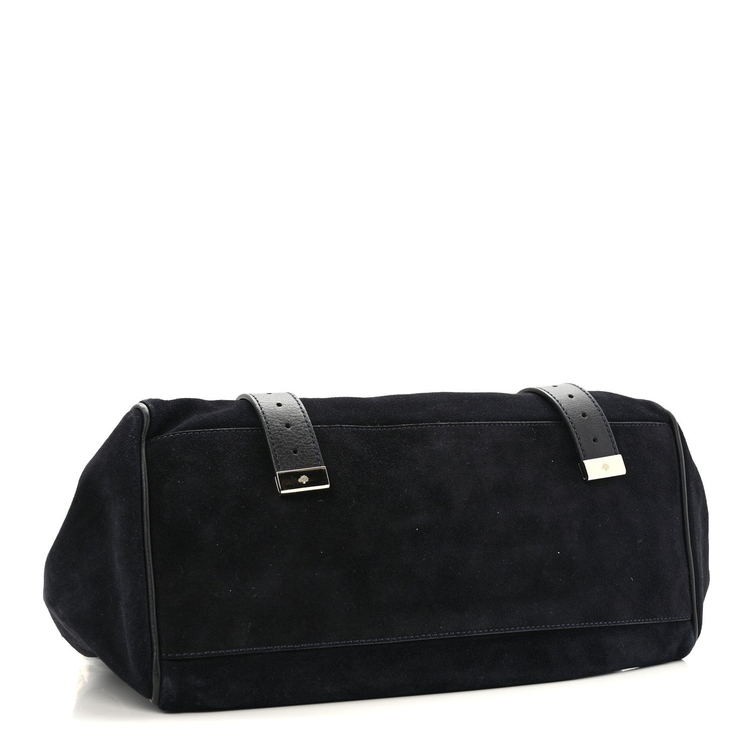 Mulberry Heavy Suede Alexa Tassel Satchel Ink Blue 4 of 14
