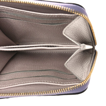 Louis Vuitton Ostrich Zippy Coin Purse Purple Purple 5 of 8