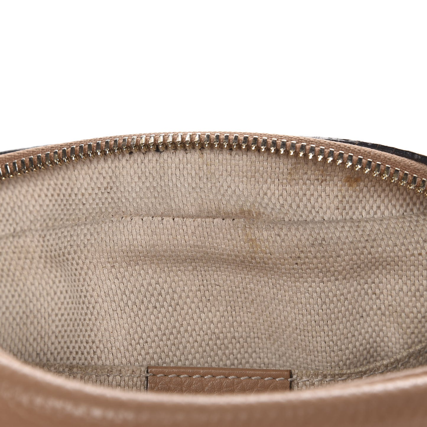 Pebbled Calfskin Small Soho Disco Bag Rose Beige