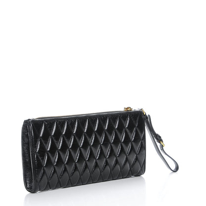 Miu Miu Vitello Shine Wristlet Nero Black 3 of 7