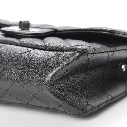 Chanel Metallic Sheepskin Quilted 2.55 Reissue Mini Flap Dark Silver 7 of 11