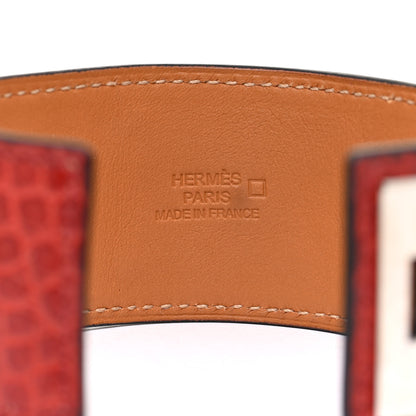 Hermes Matte Alligator Collier De Chien CDC Bracelet S 5 of 9