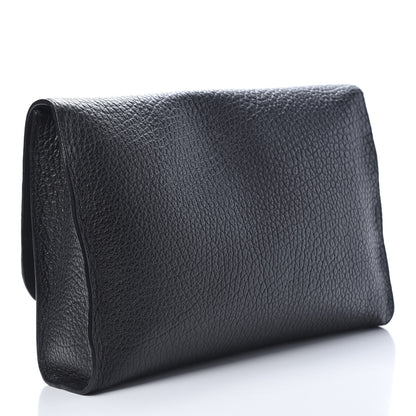 Burberry Grainy Calfskin Sonnet Clutch Black 3 of 8