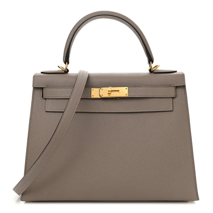 Hermes Epsom Kelly Sellier 28 Gris Asphalte 1 of 12