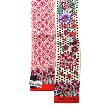Louis Vuitton Silk Louis In The Garden Bandeau Fuchsia 2 of 3