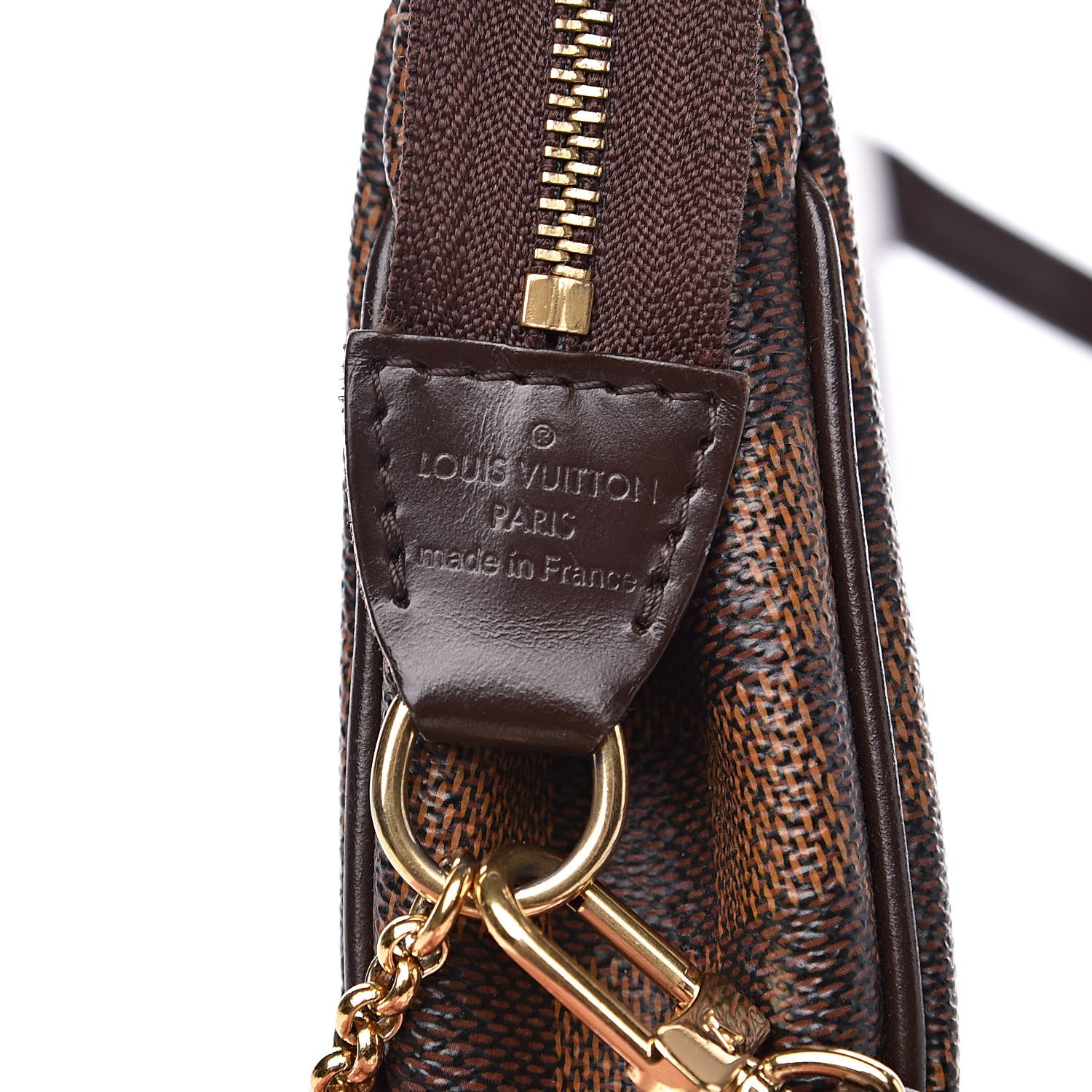 Louis Vuitton Damier Ebene Eva Clutch 6 of 10