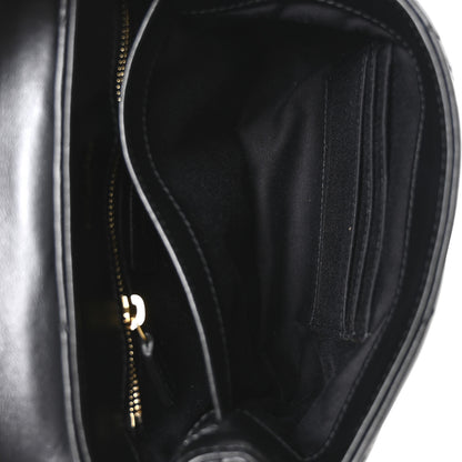 Saint Laurent Calfskin Y Quilted Monogram Toy Loulou Crossbody Bag Black 5 of 11