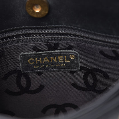 Chanel Calfskin Wild Stitch Tote Black 6 of 15