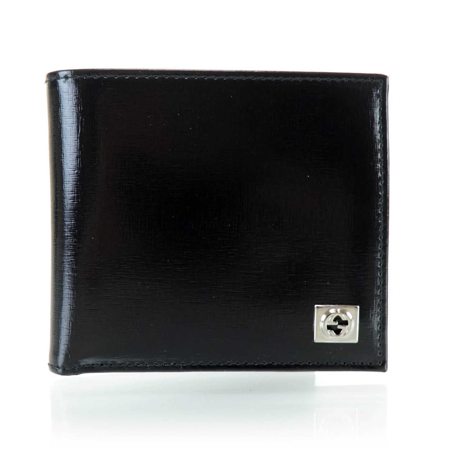 Mens Leather Billfold Wallet Black