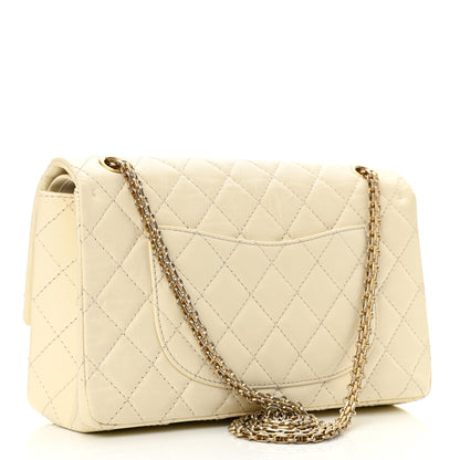 Chanel Aged Calfskin Quilted 2.55 Reissue 226 Flap Ivory 2 of 10