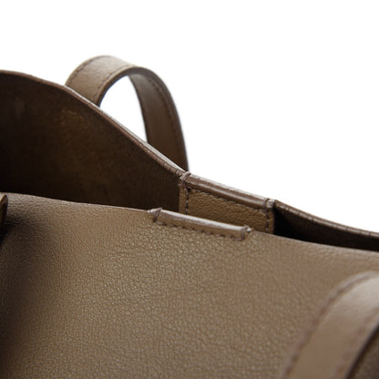 Saint Laurent Calfskin Large Shopping Tote Taupe 12 of 14