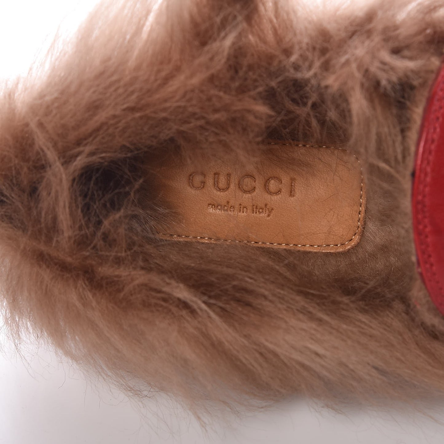 Malaga Kid Fur Womens Jordaan Loafers 37 Hibiscus Red Natural