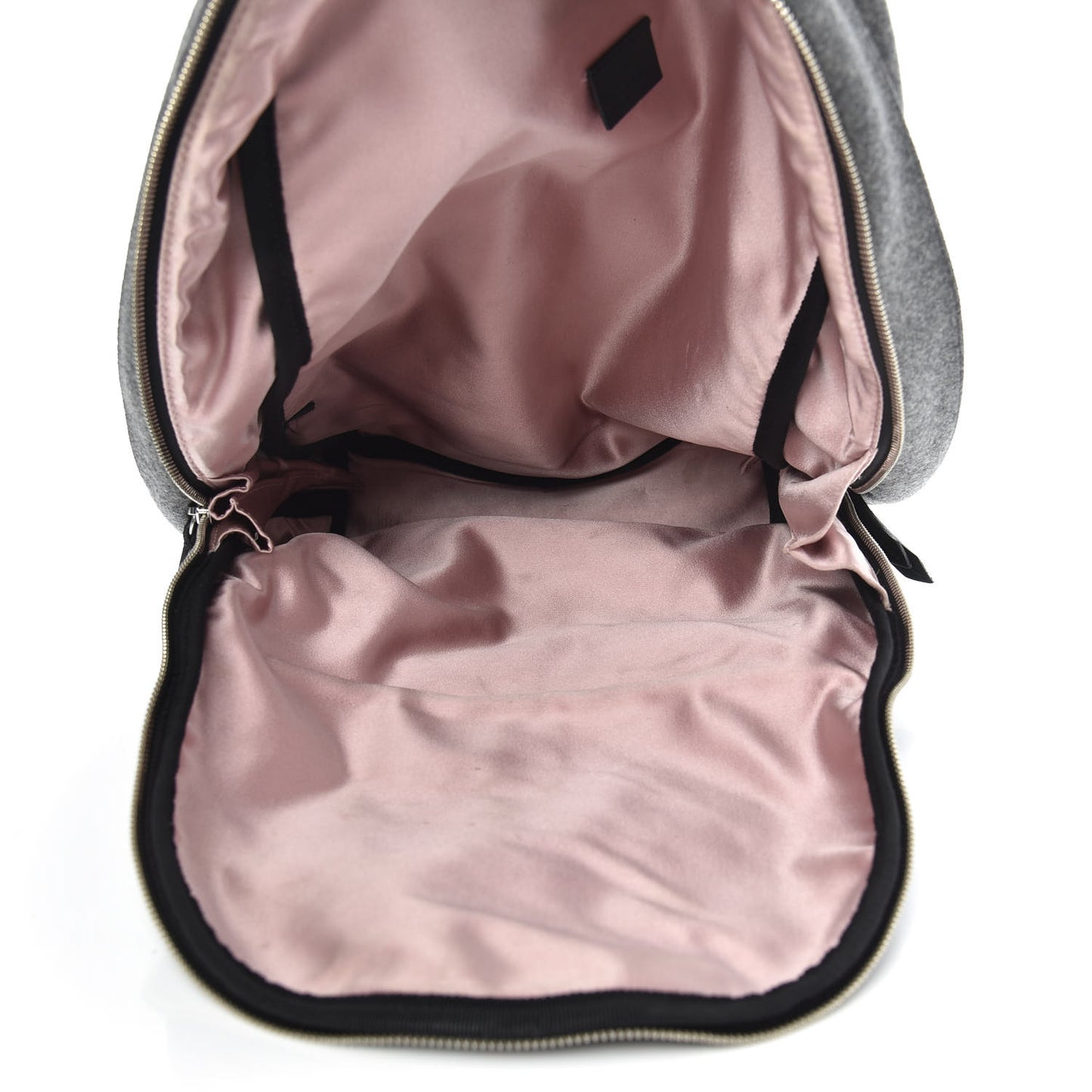 Wool Embroidered Bee Sky Backpack Grey