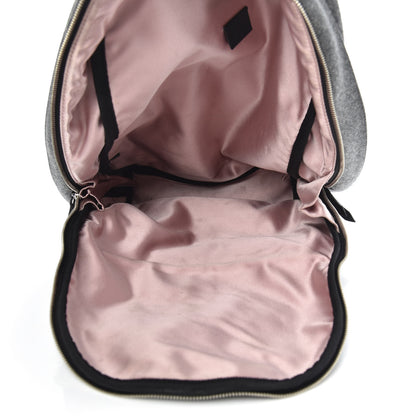 Gucci Wool Embroidered Bee Sky Backpack Grey 5 of 15