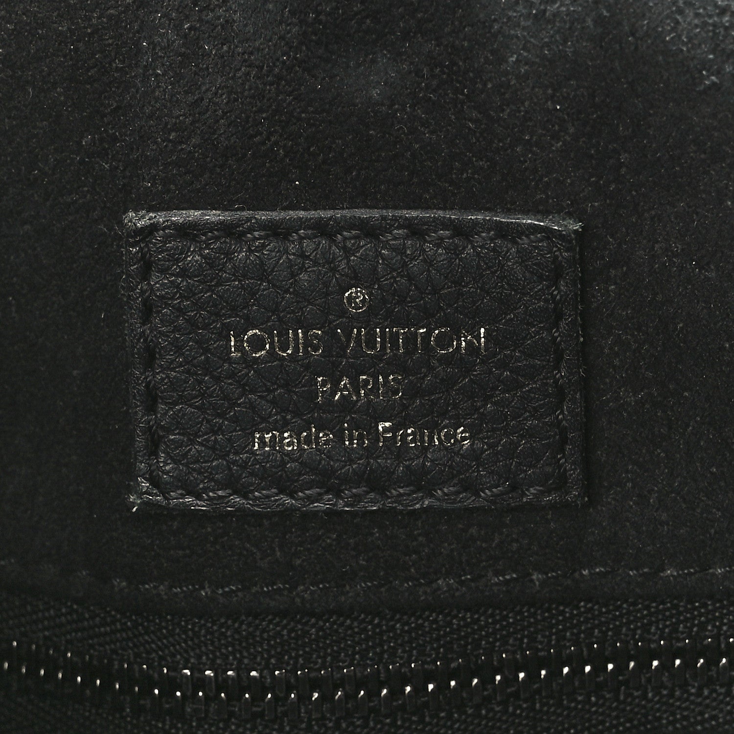 Louis Vuitton Soft Calfskin Lockme Tote MM Black 6 of 11