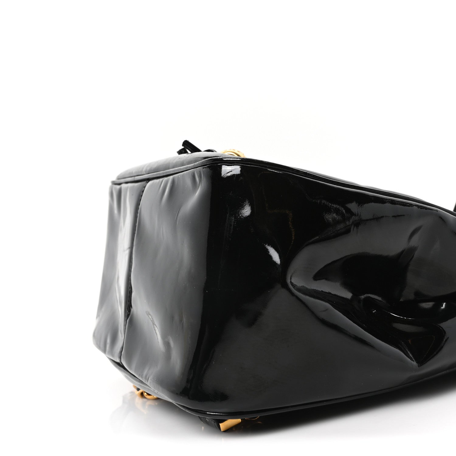 Chanel Patent CC Drawstring Backpack Black 10 of 10