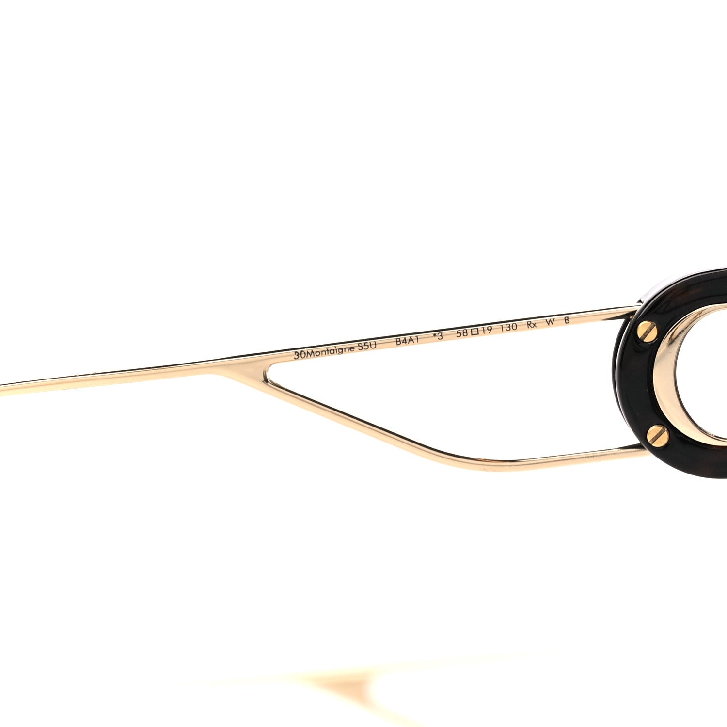 Christian Dior Butterfly 30 Montaigne S5U Sunglasses Gold Black 5 of 8