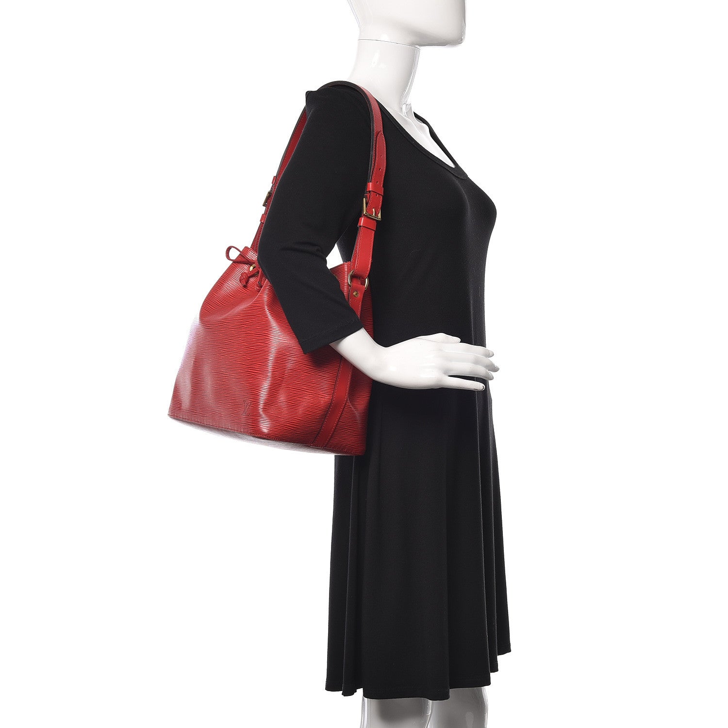 Louis Vuitton Epi Petit Noe Castillan Red 2 of 20