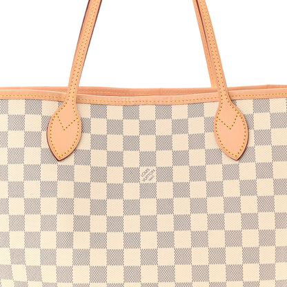 Louis Vuitton Damier Azur Neo Neverfull MM Rose Ballerine 8 of 10