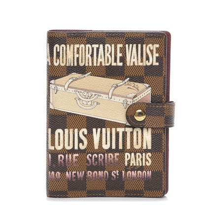 Louis Vuitton Damier Ebene Valise Small Ring Agenda Cover 1 of 6