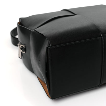 Bottega Veneta Calfskin Maxi Intrecciato Arco Briefcase Black 8 of 9