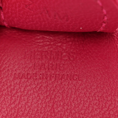 Hermes Milo Lambskin Grigri Rodeo Horse Bag Charm PM Rose Mexico 3 of 5