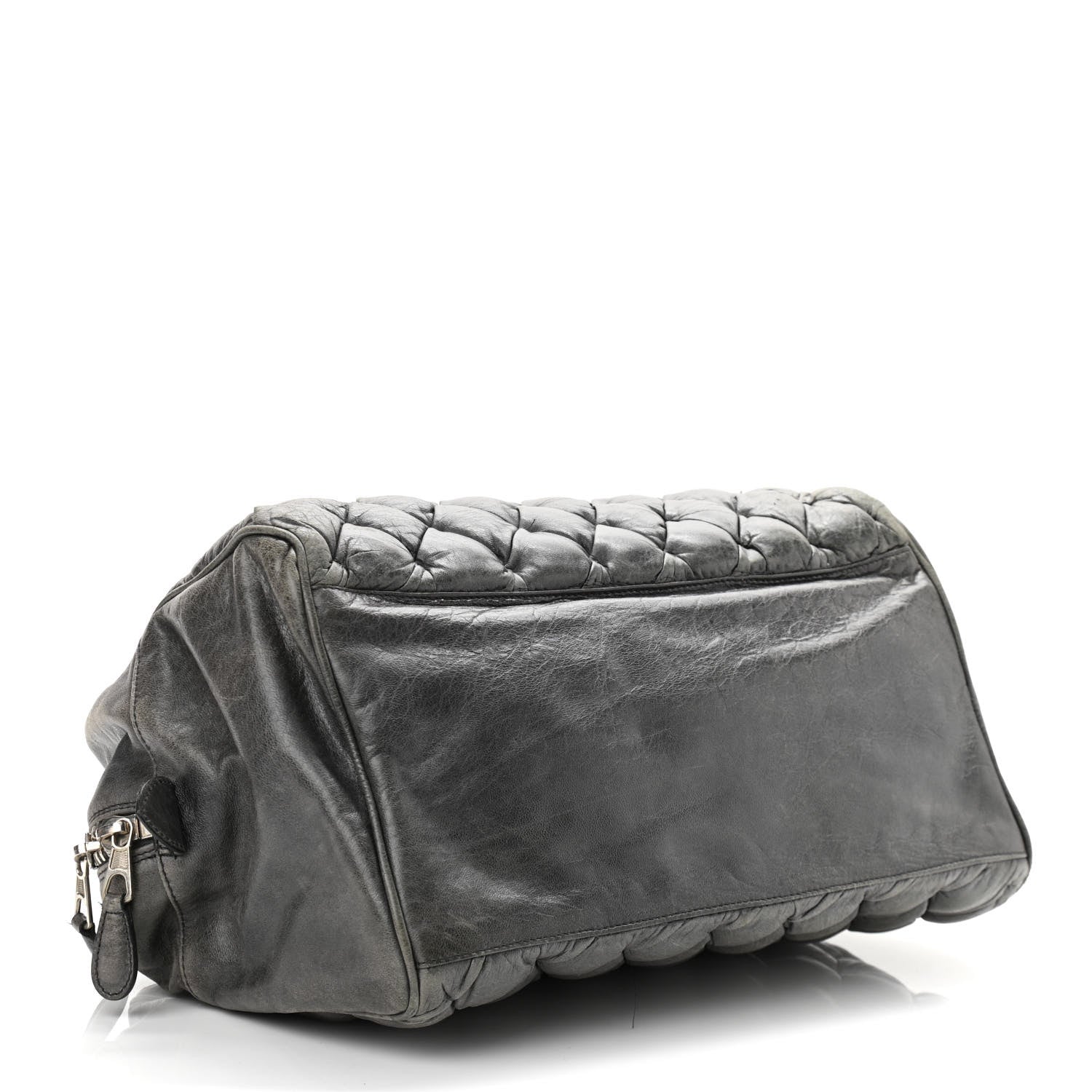 Balenciaga Chevre Quilted Matelasse MM Gris Fossile 3 of 14