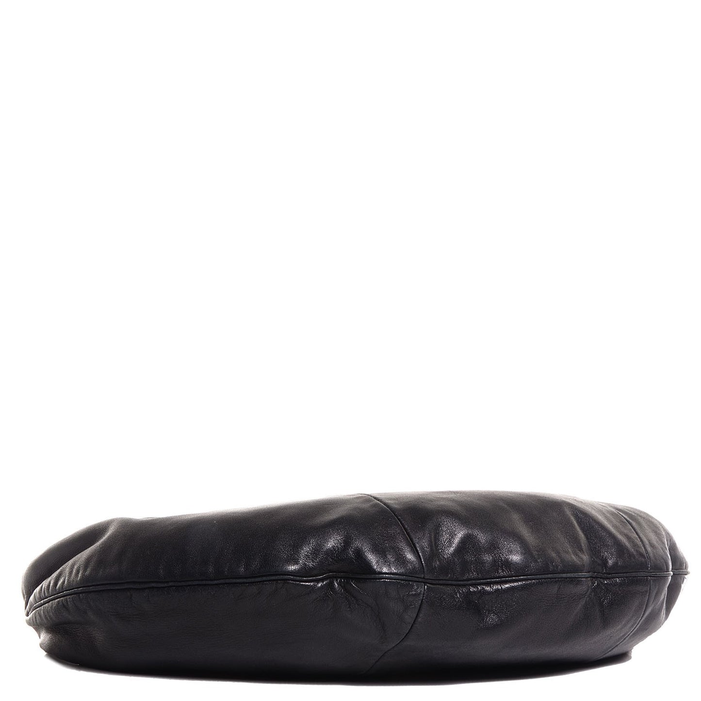 Lambskin Small Chain Hobo Black