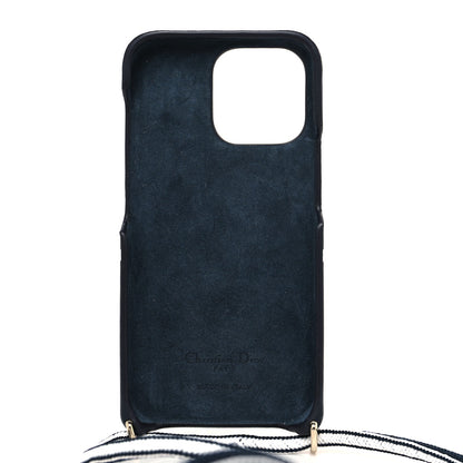 Christian Dior Calfskin Dior Vibe iPhone 13 Pro Case With Cord Blue 5 of 5