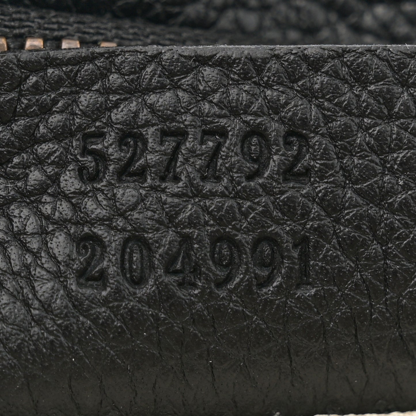 Grained Calfskin Small Logo Belt Bag Black