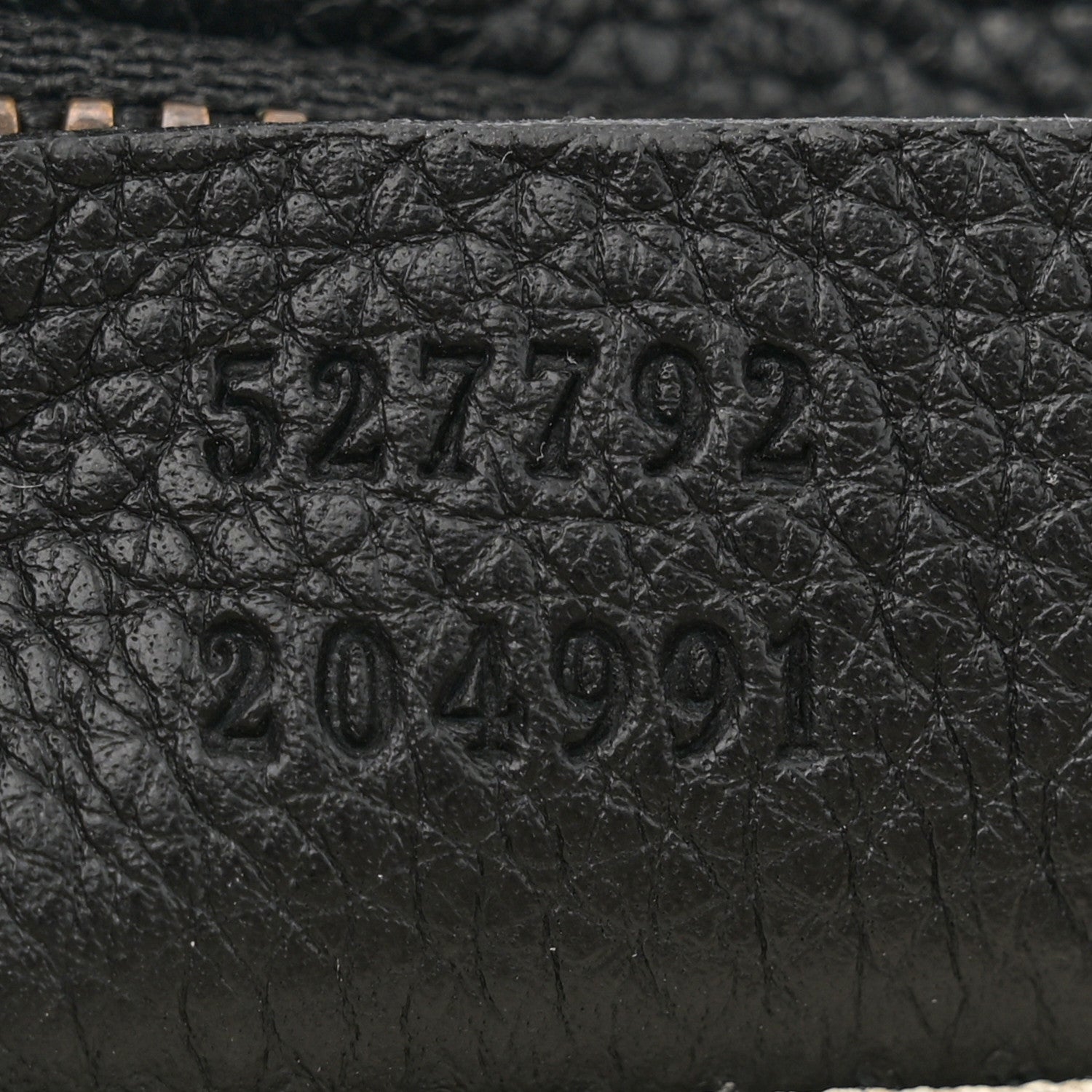 Gucci Grained Calfskin Small Logo Belt Bag Black 7 of 10