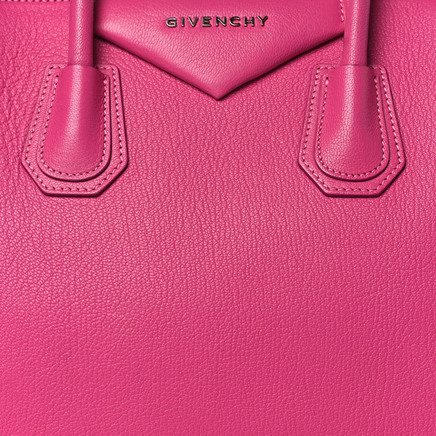 Sugar Goatskin Small Antigona Fuchsia