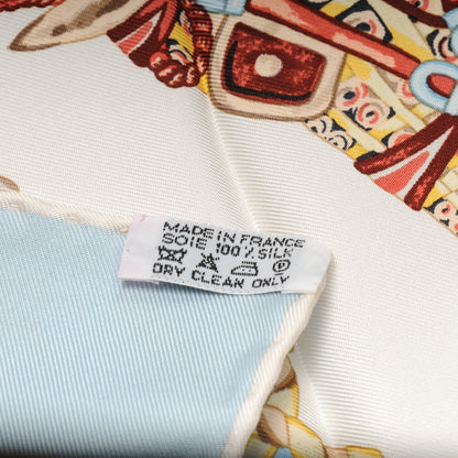 Hermes Silk Paperoles Scarf 90 4 of 4