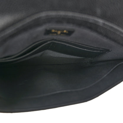 Chanel Grained Calfskin Envelope Clutch With Chain WOC Black 5 of 11